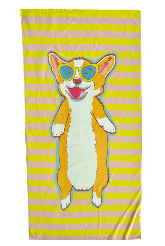 Sunshine Stripe Beach Towel